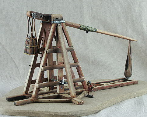 Donnington giant trebuchet, weighing in at 99mm