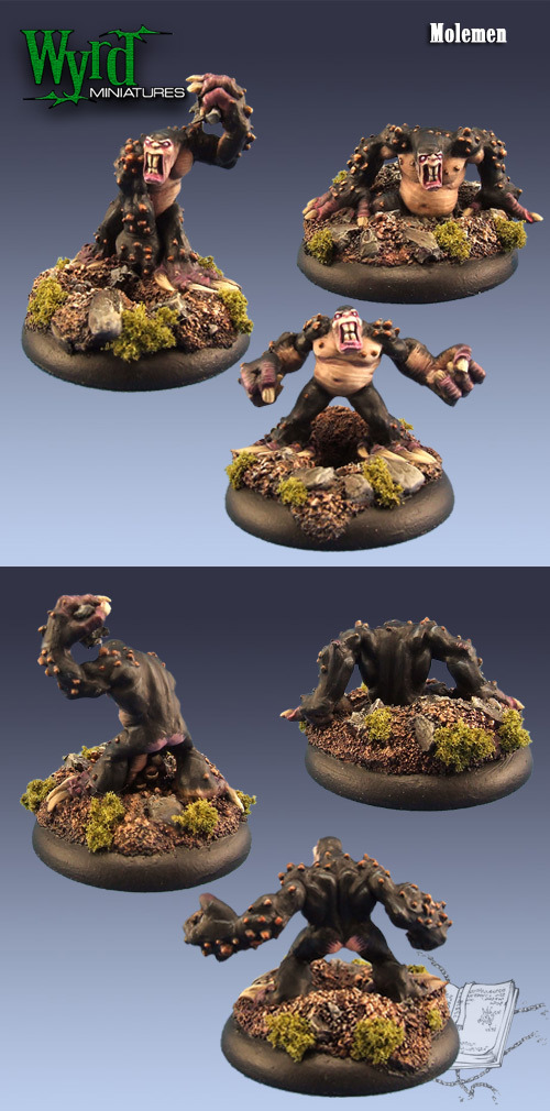 Molemen models available from Wyrd Miniatures